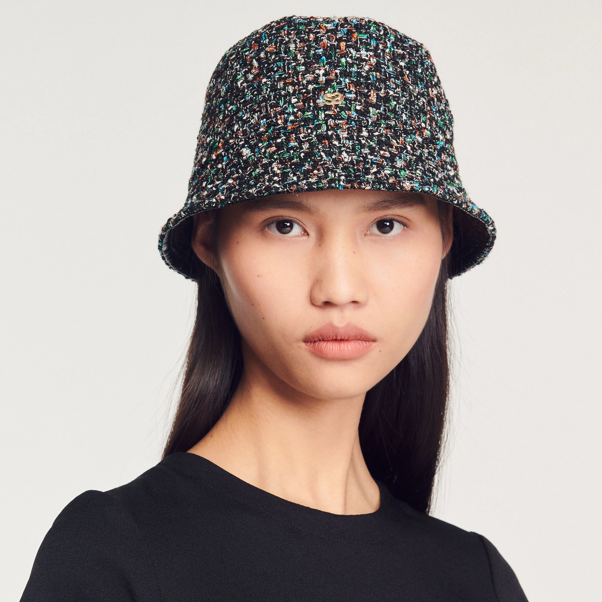Cheapest ???? Sandro Reversible Tweed Hat Black ???? 1 Cheapest ???? Sandro Reversible Tweed Hat Black ????