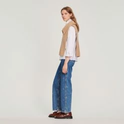 Coupon ⌛ Sandro Knitted Neck Warmer With Trucker Collar Camel ???? -Sandro Shop Sandro SFABO00673 13 V 6