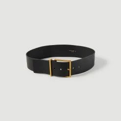 Brand new ???? Sandro Wide Leather Belt Black ✨