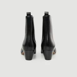 Best Pirce ???? Sandro Leather Cowboy ???? Boots Black ✨ 5 Best Pirce ???? Sandro Leather Cowboy ???? Boots Black ✨ -Sandro Shop Sandro SFACH00455 20 V 3