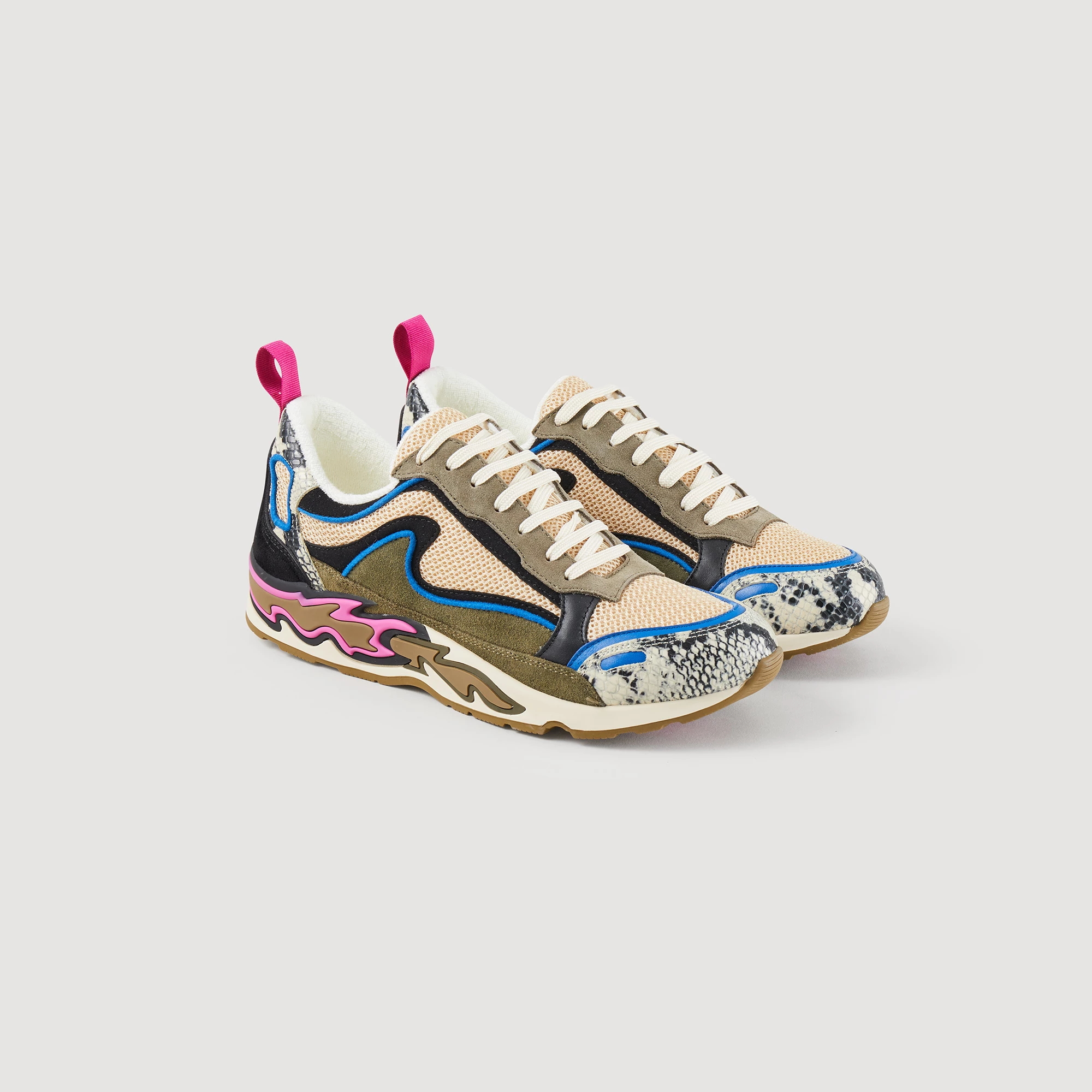 Best deal ✨ Sandro Flame Trainers Blue Grey ✔️ 2 Best deal ✨ Sandro Flame Trainers Blue Grey ✔️ - Image 2