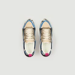 Best deal ✨ Sandro Flame Trainers Blue Grey ✔️ 5 Best deal ✨ Sandro Flame Trainers Blue Grey ✔️ -Sandro Shop Sandro SFACH00501 26 V 3