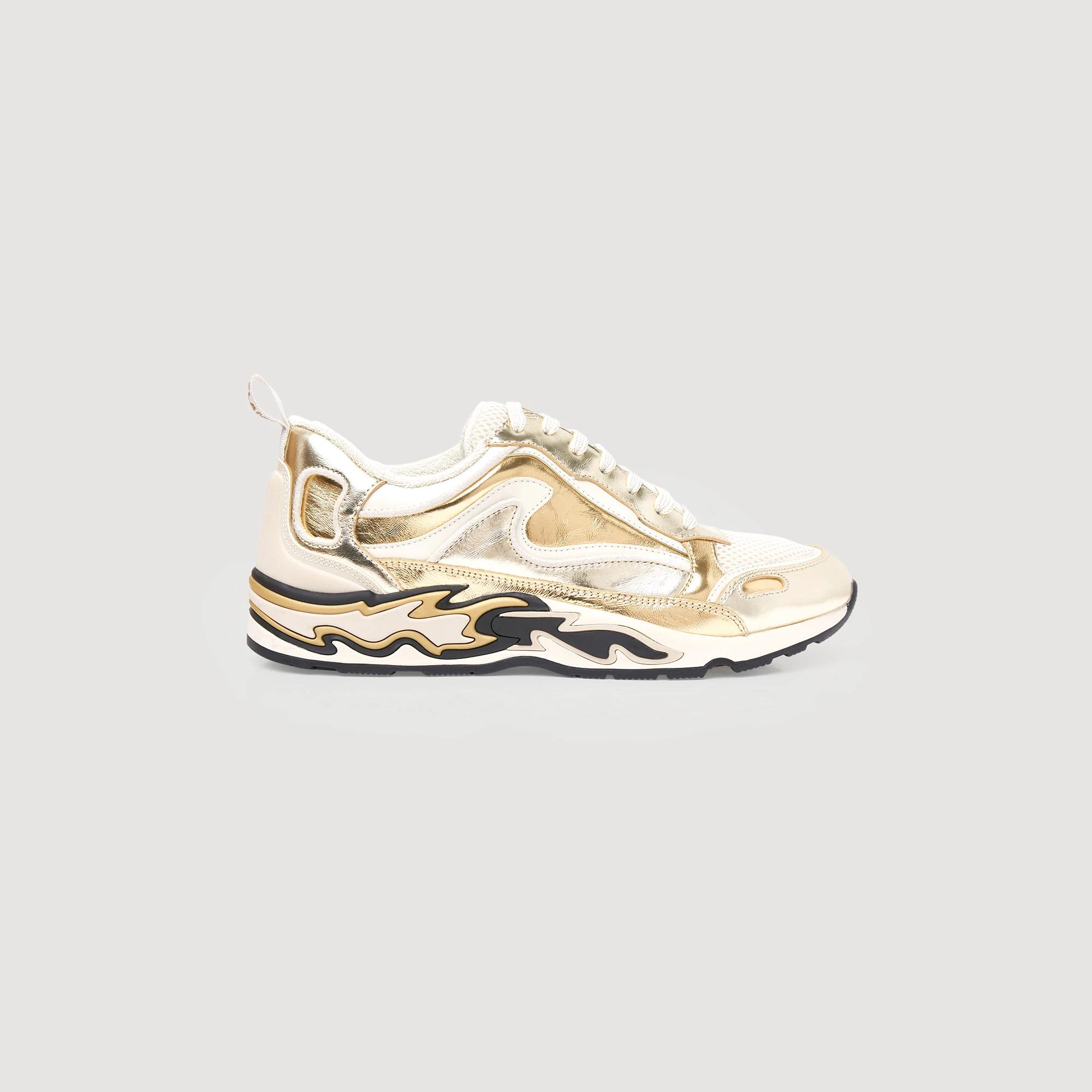 Best Sale ???? Sandro Flame Trainers Champagne ???? 1 Best Sale ???? Sandro Flame Trainers Champagne ????
