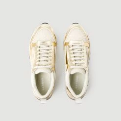 Best Sale ???? Sandro Flame Trainers Champagne ???? 5 Best Sale ???? Sandro Flame Trainers Champagne ???? -Sandro Shop Sandro SFACH00790 153 V 3