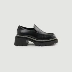 Brand new ???? Sandro Loafers With Thick Notched Soles Black ????