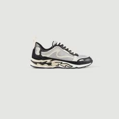 Budget ???? Sandro Flame Trainers Black ????