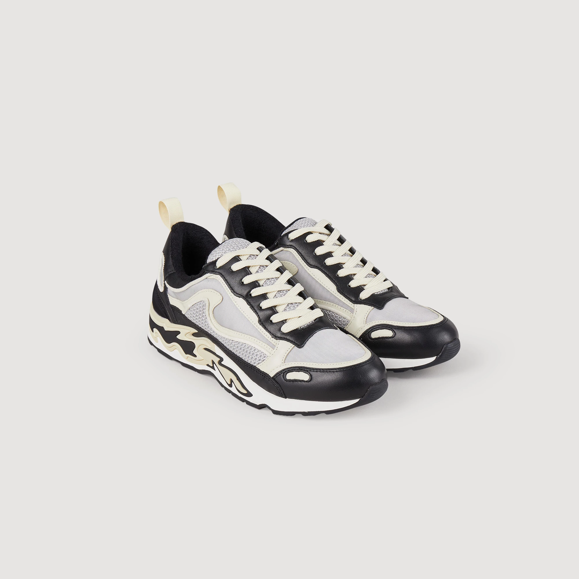 Budget ???? Sandro Flame Trainers Black ???? 2 Budget ???? Sandro Flame Trainers Black ???? - Image 2