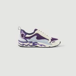 Coupon ???? Sandro Flame Trainers Purple ⌛