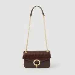 Buy ❤️ Sandro Yza Bag, Small Model Brown ???? 10 Buy ❤️ Sandro Yza Bag, Small Model Brown ???? -Sandro Shop Sandro SFASA00556 G023 V 5