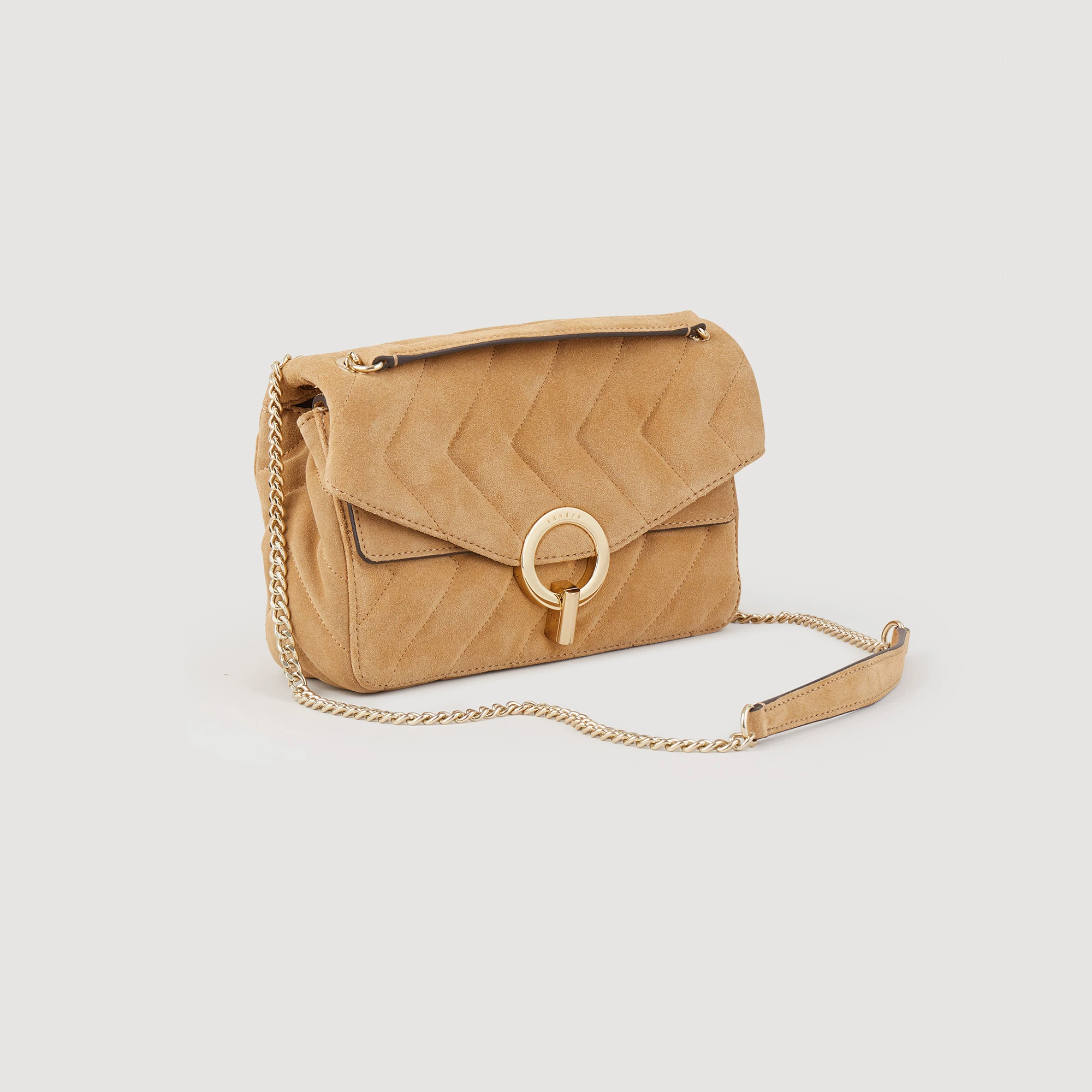 Best deal ???? Sandro Yza Suede Bag Beige ???? 1 Best deal ???? Sandro Yza Suede Bag Beige ????