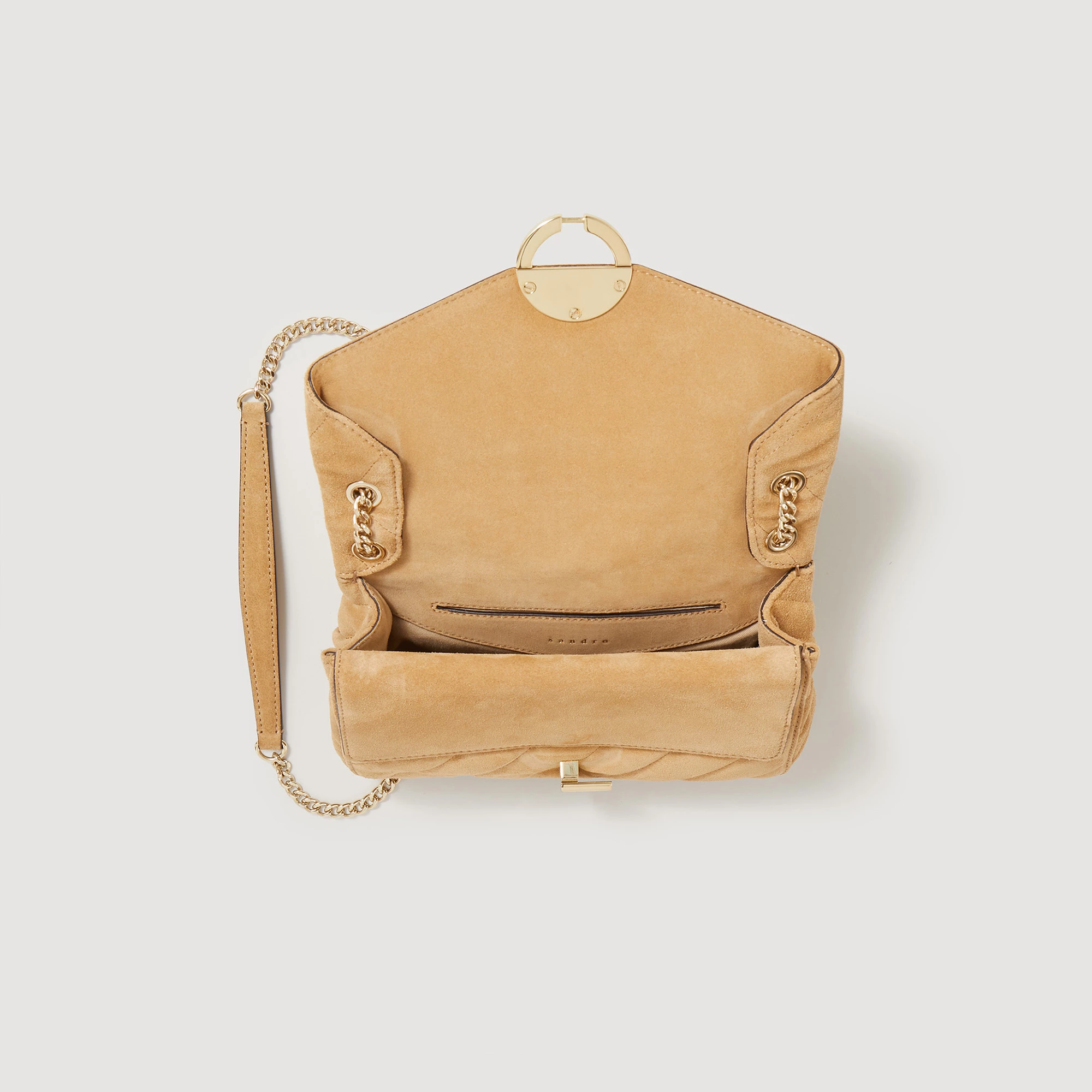 Best deal ???? Sandro Yza Suede Bag Beige ???? 6 Best deal ???? Sandro Yza Suede Bag Beige ???? - Image 6