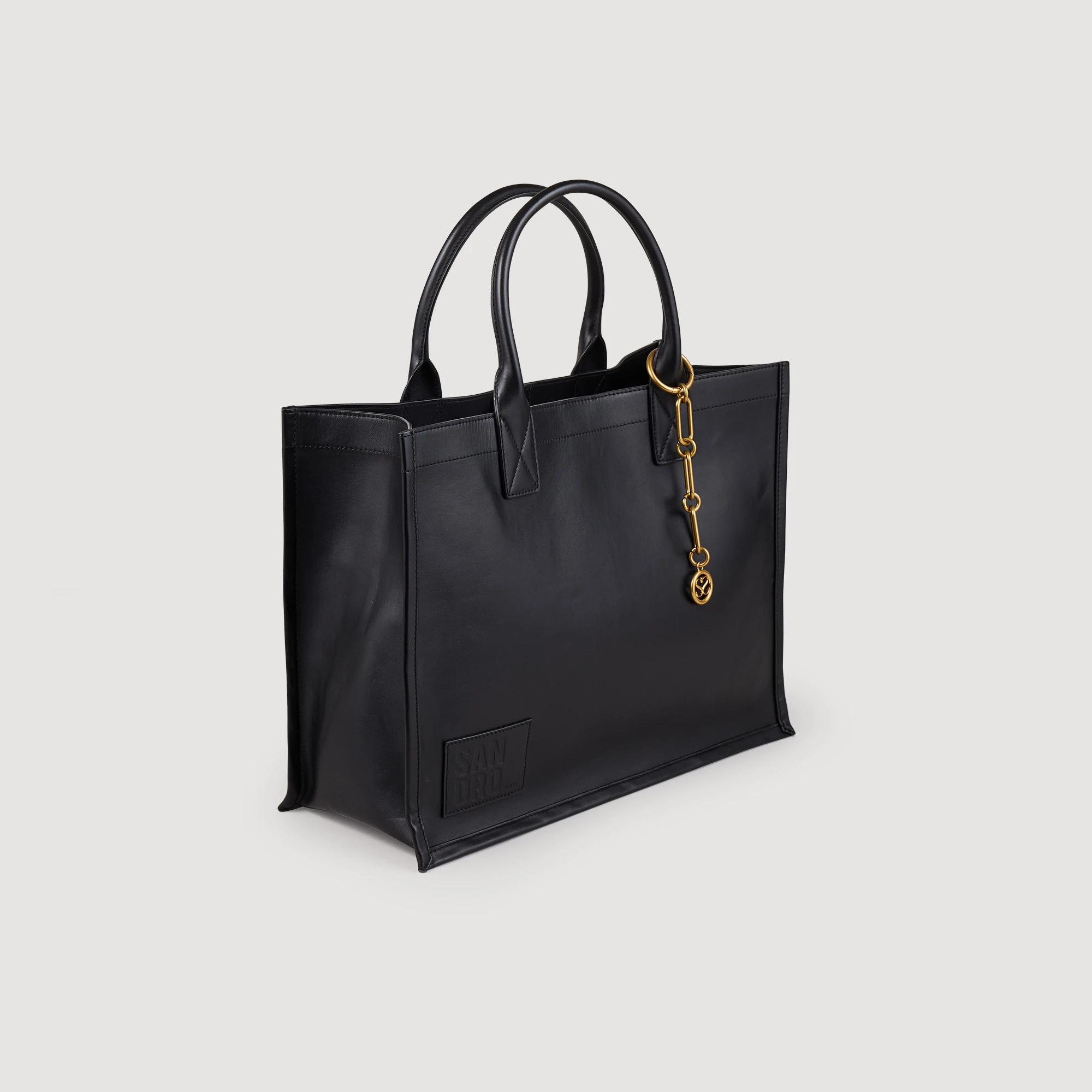 Discount ???? Sandro Leather Kasbah Tote Bag Black ???? 1 Discount ???? Sandro Leather Kasbah Tote Bag Black ????