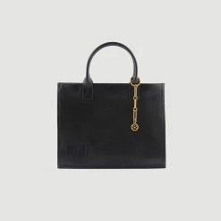Discount ???? Sandro Leather Kasbah Tote Bag Black ???? 6 Discount ???? Sandro Leather Kasbah Tote Bag Black ???? -Sandro Shop Sandro SFASA00648 20 V 3