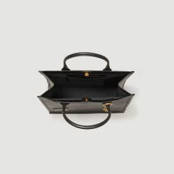 Discount ???? Sandro Leather Kasbah Tote Bag Black ???? 7 Discount ???? Sandro Leather Kasbah Tote Bag Black ???? -Sandro Shop Sandro SFASA00648 20 V 4