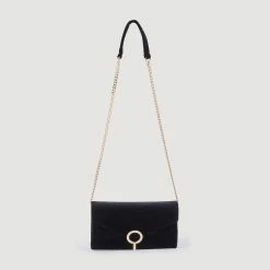 Wholesale ???? Sandro Velvet Clutch Bag Black ???? -Sandro Shop Sandro SFASA00752 20 V 6