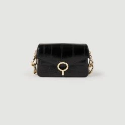 Best Pirce ❤️ Sandro Mini Yza Bag Black ???? 8 Best Pirce ❤️ Sandro Mini Yza Bag Black ???? -Sandro Shop Sandro SFASA00767 20 V 3