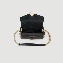 Best Pirce ❤️ Sandro Mini Yza Bag Black ???? 11 Best Pirce ❤️ Sandro Mini Yza Bag Black ???? -Sandro Shop Sandro SFASA00767 20 V 6