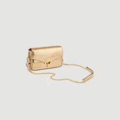 Best deal ✨ Sandro Mini Yza Bag Gold ????
