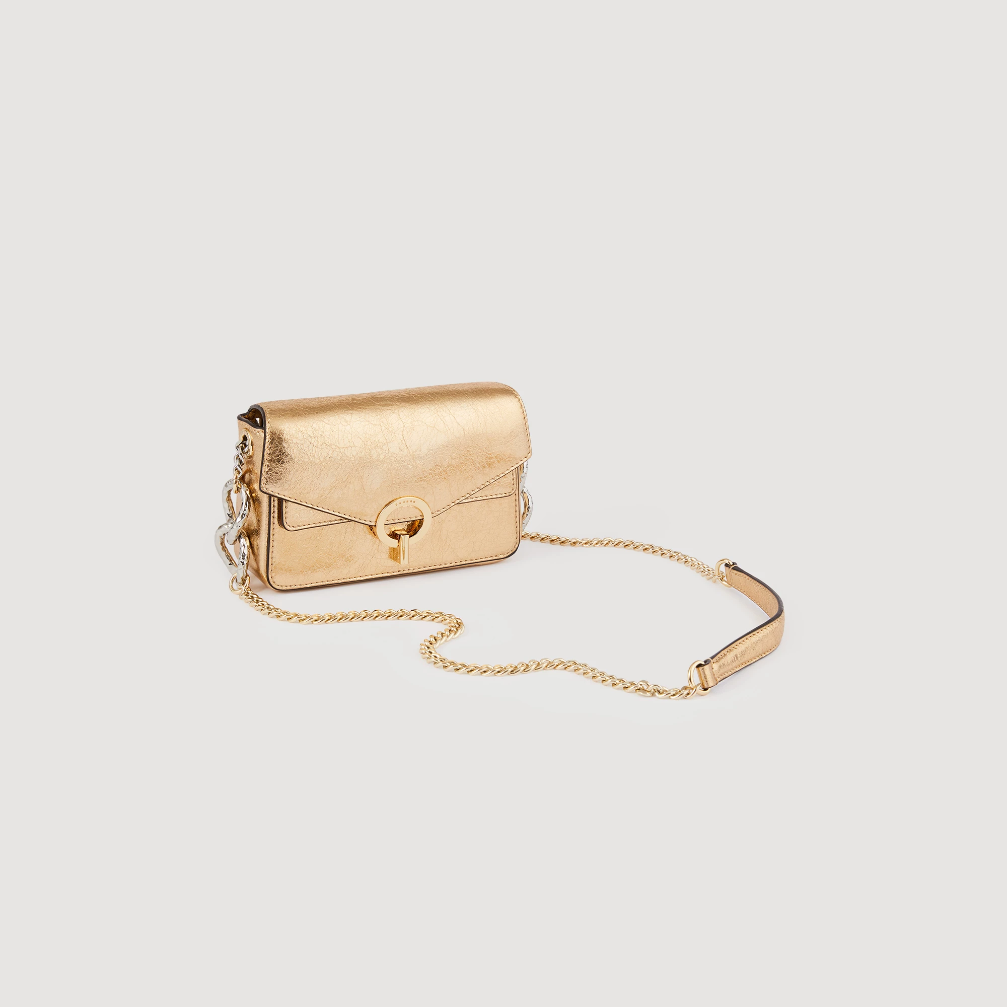 Best deal ✨ Sandro Mini Yza Bag Gold ???? 1 Best deal ✨ Sandro Mini Yza Bag Gold ????