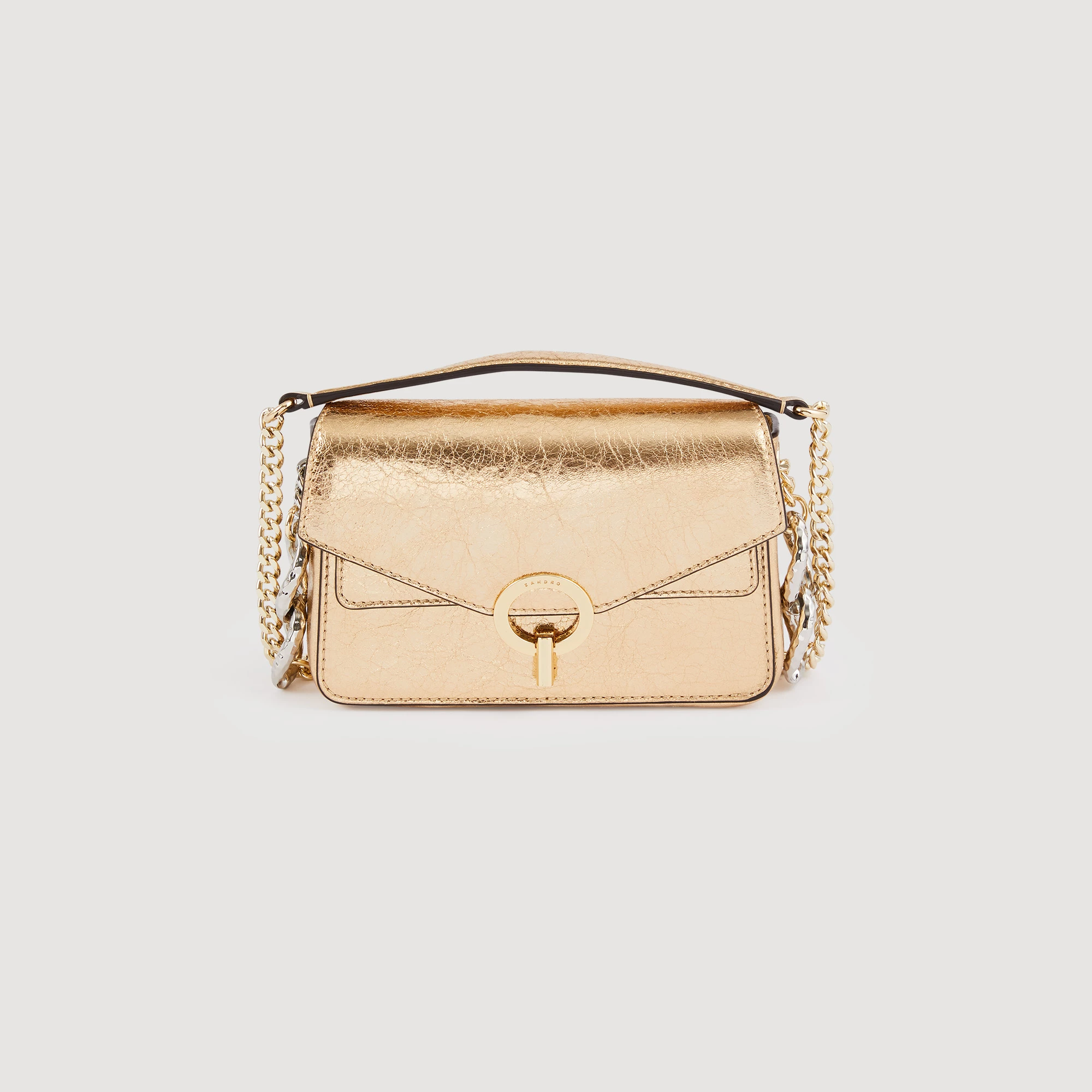 Best deal ✨ Sandro Mini Yza Bag Gold ???? 3 Best deal ✨ Sandro Mini Yza Bag Gold ???? - Image 3