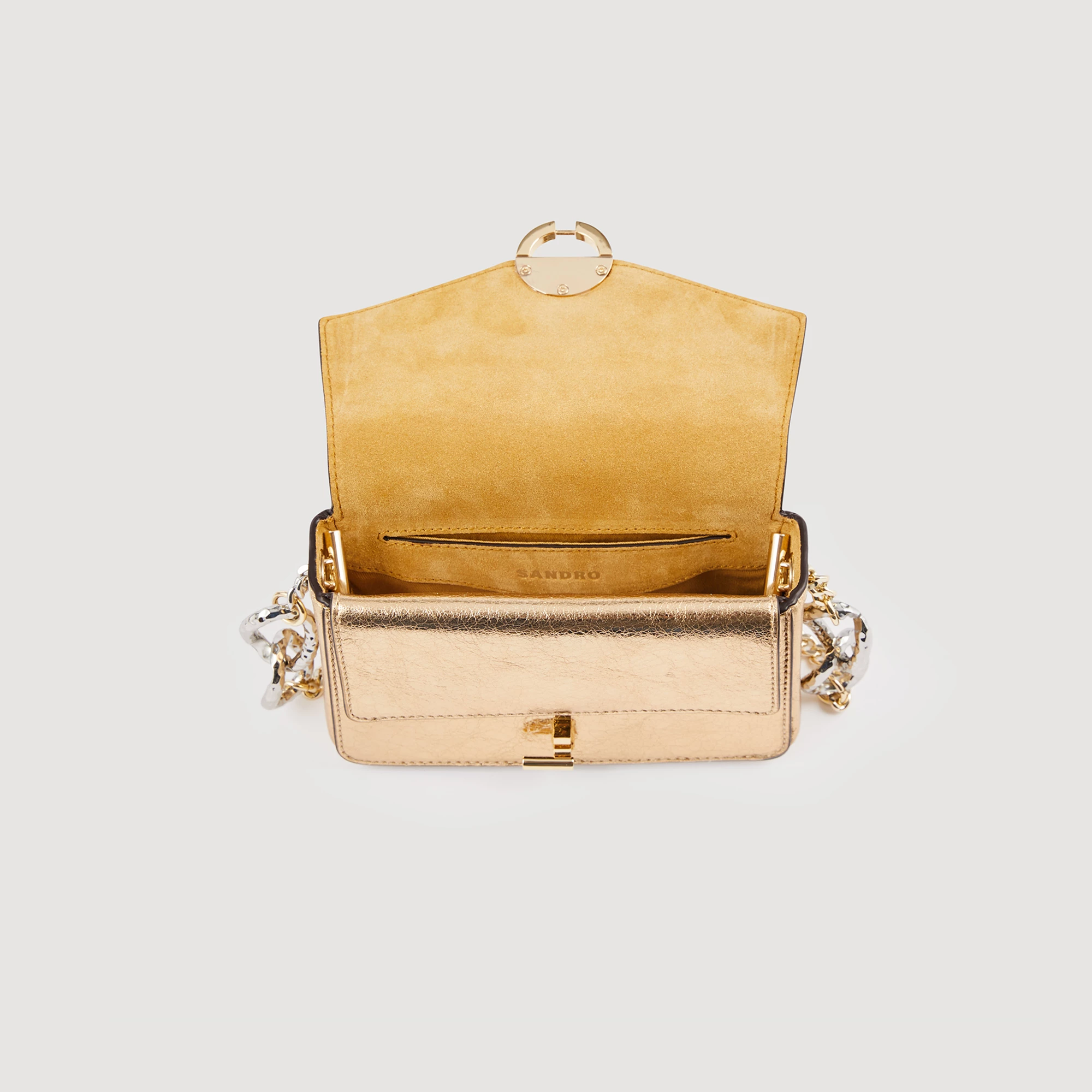 Best deal ✨ Sandro Mini Yza Bag Gold ???? 5 Best deal ✨ Sandro Mini Yza Bag Gold ???? - Image 5