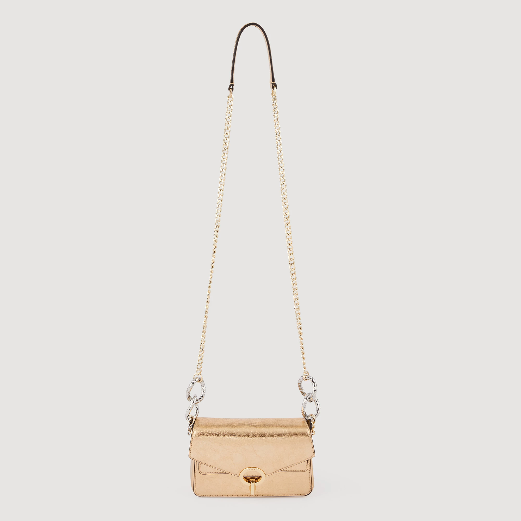 Best deal ✨ Sandro Mini Yza Bag Gold ???? 6 Best deal ✨ Sandro Mini Yza Bag Gold ???? - Image 6