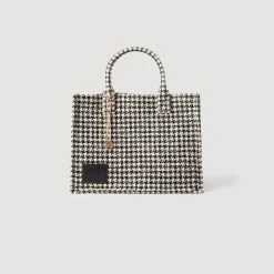 Deals ???? Sandro Tweed Kasbah Tote Bag White And Black ???? 6 Deals ???? Sandro Tweed Kasbah Tote Bag White And Black ???? -Sandro Shop Sandro SFASA00888 107 V 3