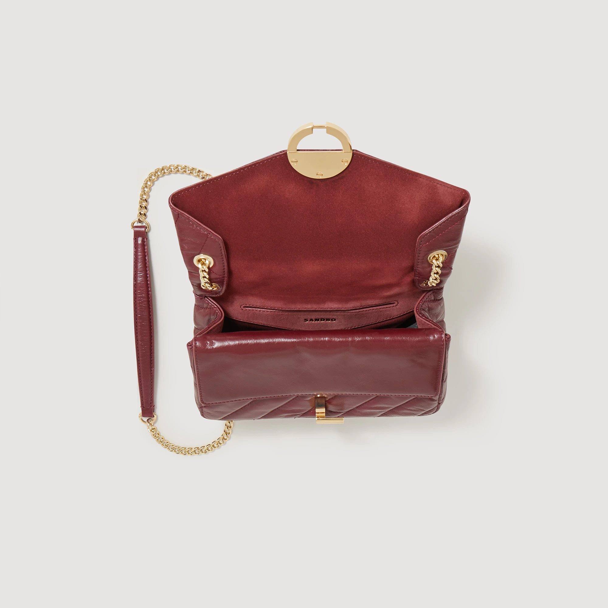 Discount ???? Sandro Yza Bag Bordeaux ???? 6 Discount ???? Sandro Yza Bag Bordeaux ???? - Image 6