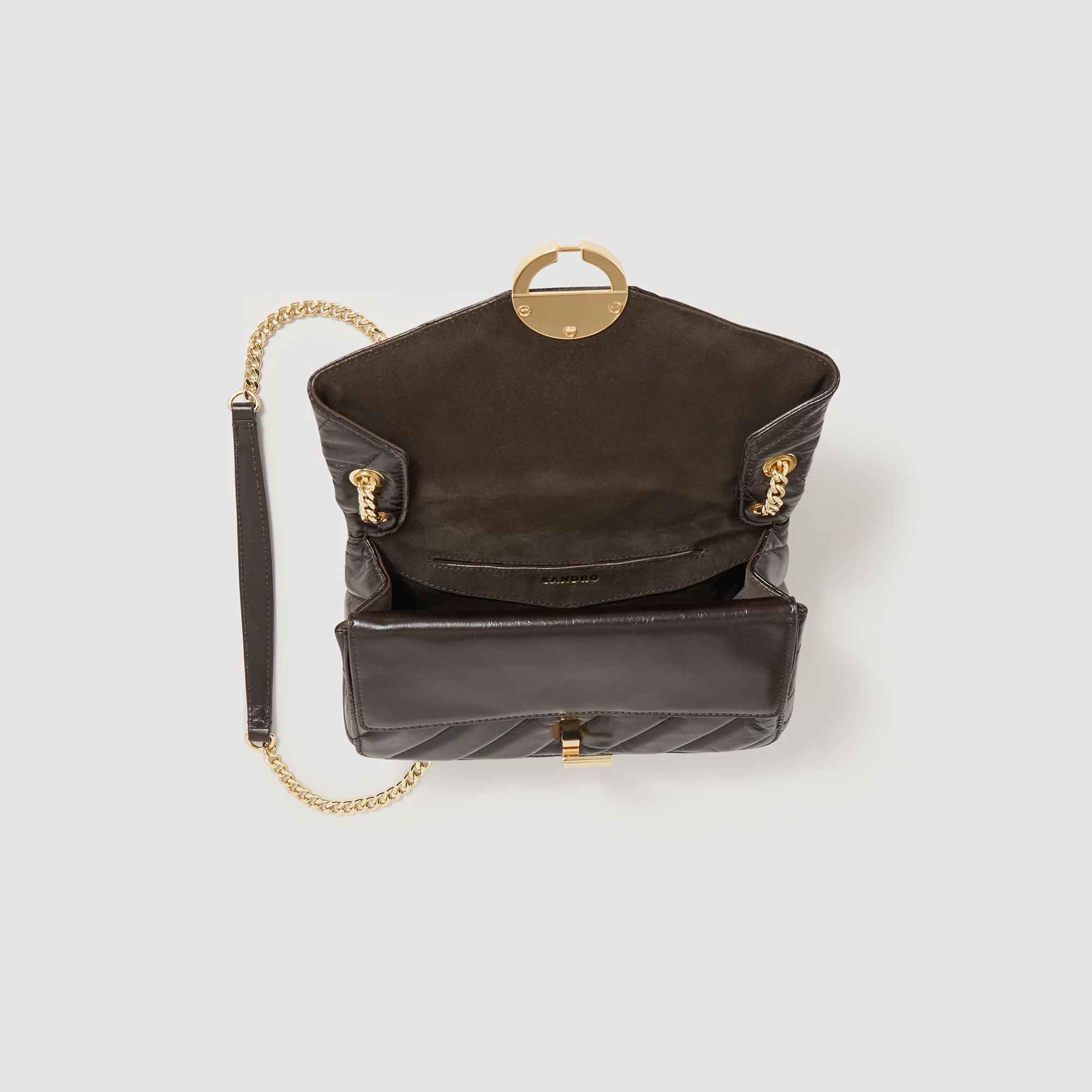 New ???? Sandro Yza Bag Chocolate ???? 6 New ???? Sandro Yza Bag Chocolate ???? - Image 6