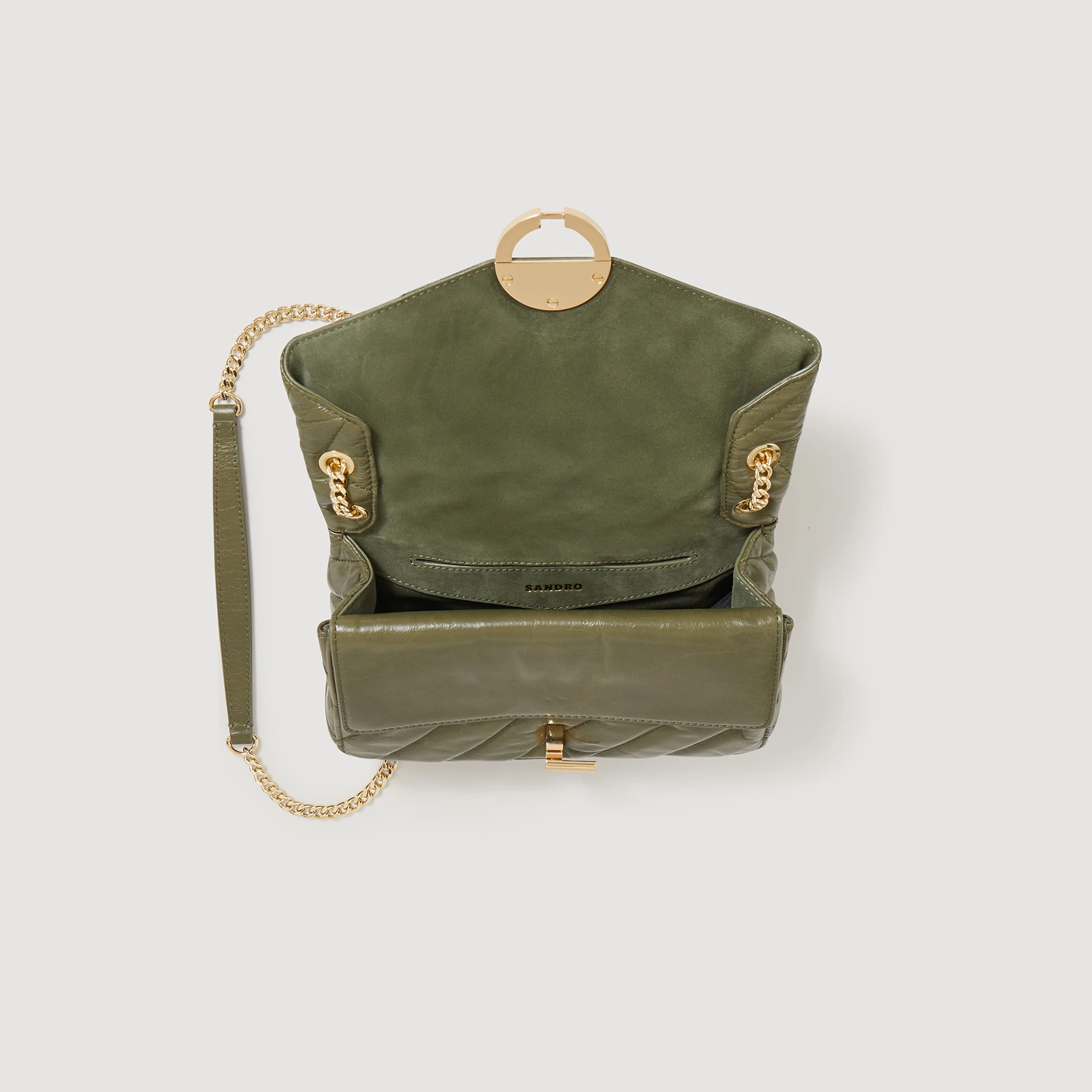 Top 10 ???? Sandro Yza Bag Olive Green ???? 6 Top 10 ???? Sandro Yza Bag Olive Green ???? - Image 6