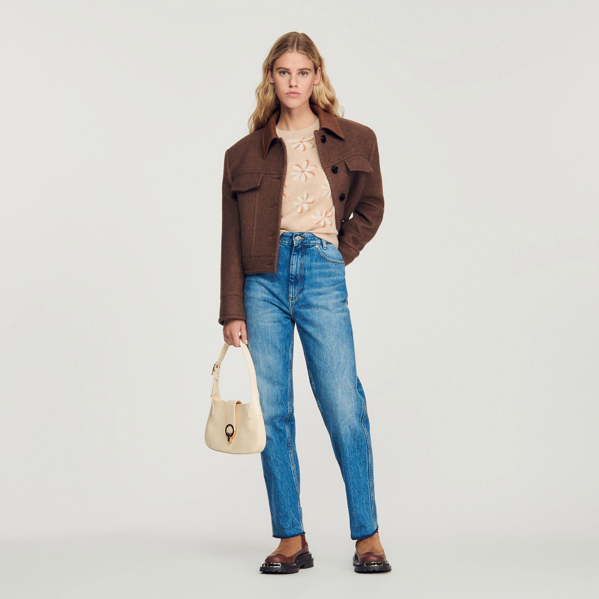 New ???? Sandro Shoulder Bag Sweet Janet Ecru ✔️ 2 New ???? Sandro Shoulder Bag Sweet Janet Ecru ✔️ - Image 2