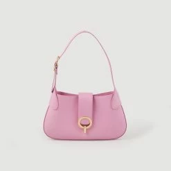 Promo ⌛ Sandro Shoulder Bag Sweet Janet Pink ???? -Sandro Shop Sandro SFASA00945 60 V 3