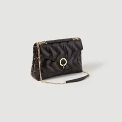 New ✨ Sandro Leather Yza Bag Chocolate ????