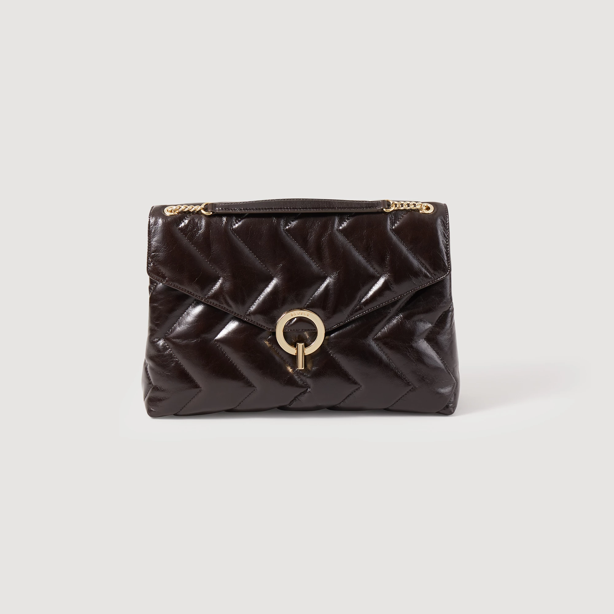 New ✨ Sandro Leather Yza Bag Chocolate ???? 3 New ✨ Sandro Leather Yza Bag Chocolate ???? - Image 3