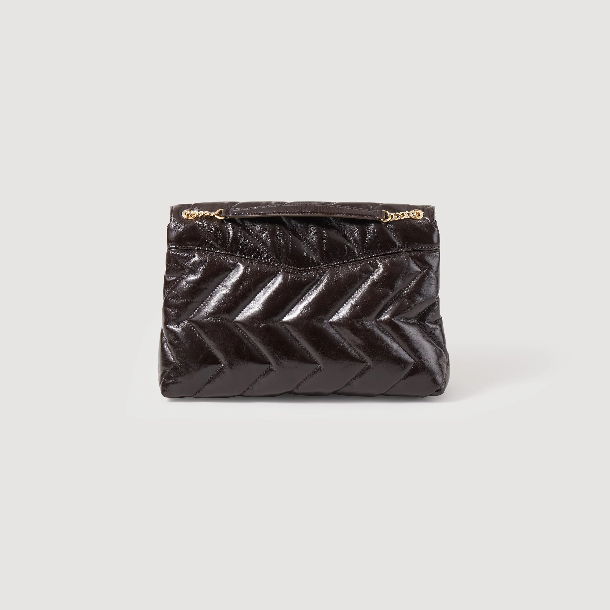 New ✨ Sandro Leather Yza Bag Chocolate ???? 4 New ✨ Sandro Leather Yza Bag Chocolate ???? - Image 4