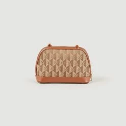 Discount ???? Sandro Logo Clutch Bag Brown ⭐ 8 Discount ???? Sandro Logo Clutch Bag Brown ⭐ -Sandro Shop Sandro SFASA01058 G023 V 3