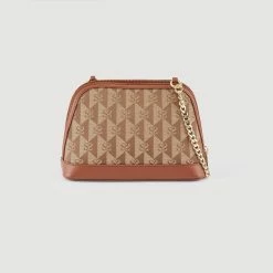 Discount ???? Sandro Logo Clutch Bag Brown ⭐ 10 Discount ???? Sandro Logo Clutch Bag Brown ⭐ -Sandro Shop Sandro SFASA01058 G023 V 5