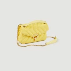 Brand new ???? Sandro Toile Canvas Yza Bag Yellow ????
