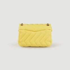 Brand new ???? Sandro Toile Canvas Yza Bag Yellow ???? -Sandro Shop Sandro SFASA01089 50 V 4