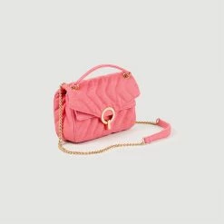 Cheapest ???? Sandro Toile Canvas Yza Bag Fushia ????