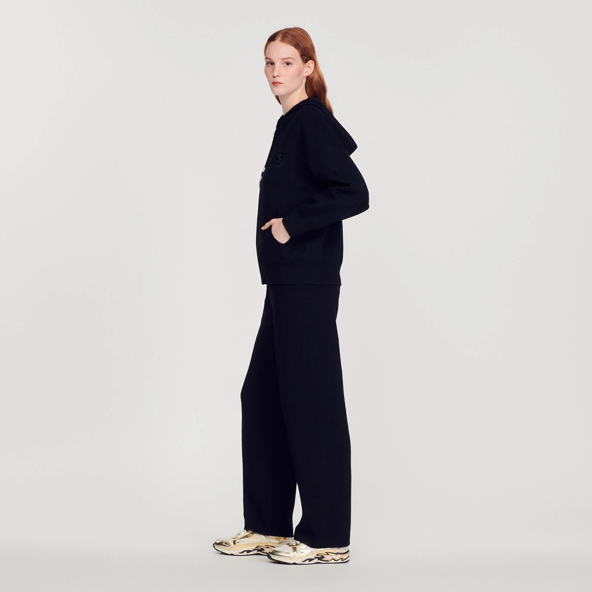 Hot Sale ⭐ Sandro Oversized Zip Sweatshirt Black ???? 6 Hot Sale ⭐ Sandro Oversized Zip Sweatshirt Black ???? - Image 6