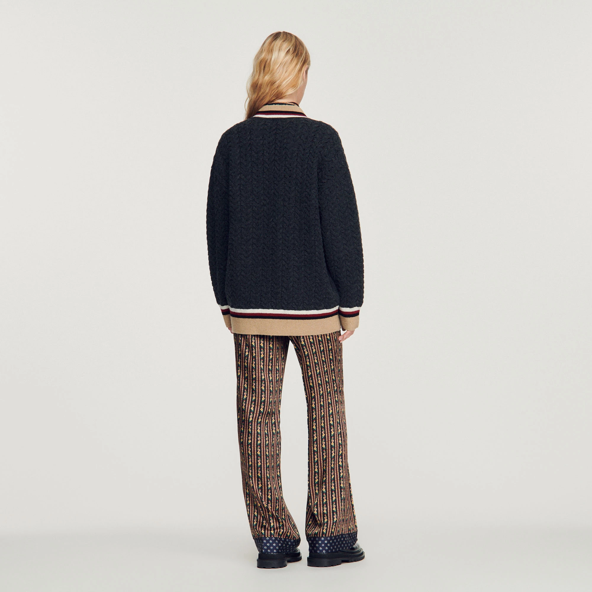 Best deal ⭐ Sandro ???? Coatigan With Double S Patch Dark Grey ???? 5 Best deal ⭐ Sandro ???? Coatigan With Double S Patch Dark Grey ???? - Image 5