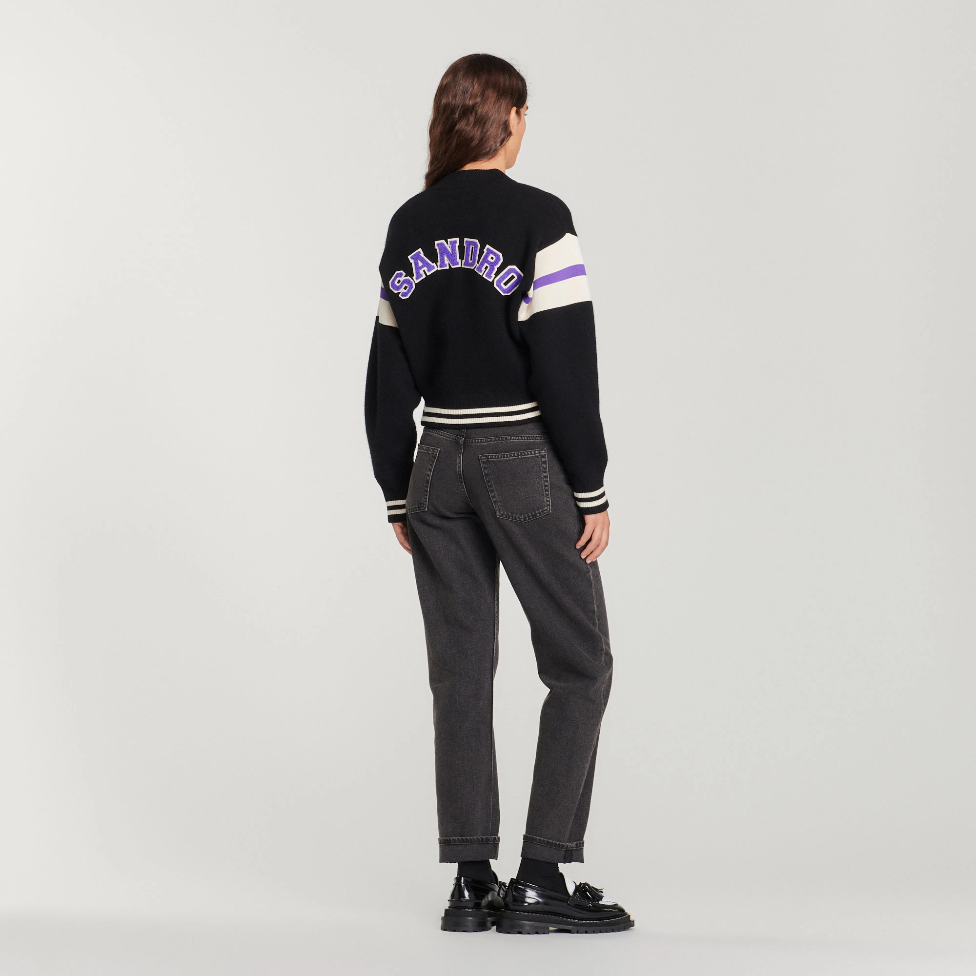 Flash Sale ???? Sandro Knit Teddy-style Cardigan Black ⌛ 5 Flash Sale ???? Sandro Knit Teddy-style Cardigan Black ⌛ - Image 5