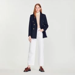 Best deal ???? Sandro Straight-cut ???? Jeans White ????