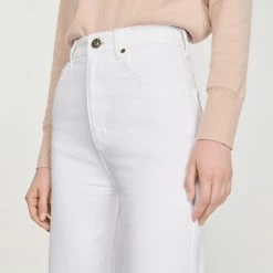 Best deal ???? Sandro Straight-cut ???? Jeans White ???? -Sandro Shop Sandro SFPJE00431 10 V 3