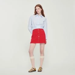 Best reviews of ???? Sandro Short Knitted ???? Skirt Red ????