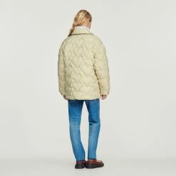 Outlet ???? Sandro Oversized Padded Jacket With Hearts Putty ???? 11 Outlet ???? Sandro Oversized Padded Jacket With Hearts Putty ???? -Sandro Shop Sandro SFPOU00420 17 V 5