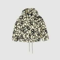 Outlet ???? Sandro Oversized Padded Faux Fur Jacket Ecru ???? 13 Outlet ???? Sandro Oversized Padded Faux Fur Jacket Ecru ???? -Sandro Shop Sandro SFPOU00478 11 V P