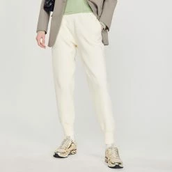 Budget ???? Sandro Knit Jogging Bottoms Ecru ???? 9 Budget ???? Sandro Knit Jogging Bottoms Ecru ???? -Sandro Shop Sandro SFPPA00943 11 V 4