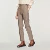 Flash Sale ???? Sandro Straight-leg Checked Trousers Brown ????
